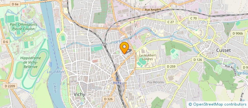 localisation de l'entreprise SARL ALLO LOUEZ MOI à VICHY