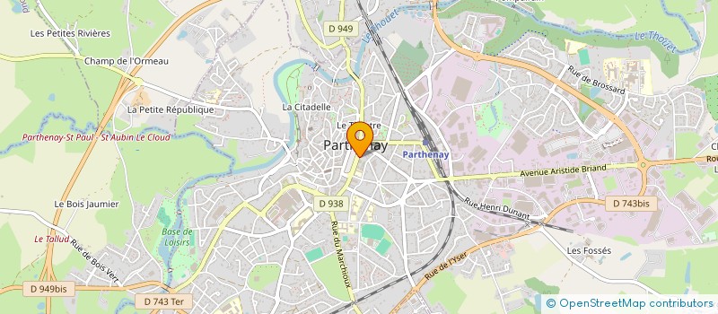 localisation de l'entreprise SARL ALLO OUEST ATLANTIQUE SERVICE à PARTHENAY
