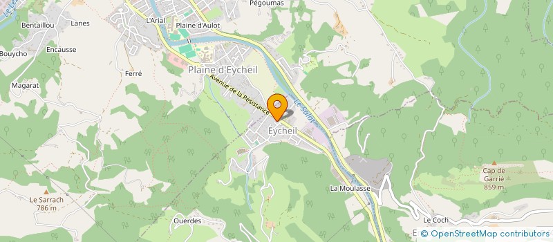 localisation de l'entreprise SARL ALLO PIZZA à EYCHEIL