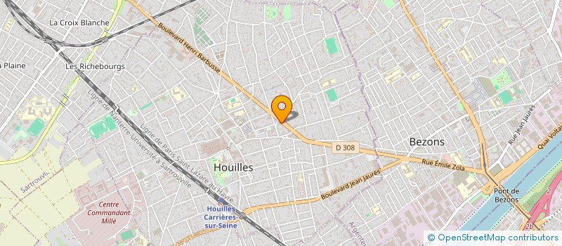 localisation de l'entreprise SARL ALLO PIZZA à HOUILLES