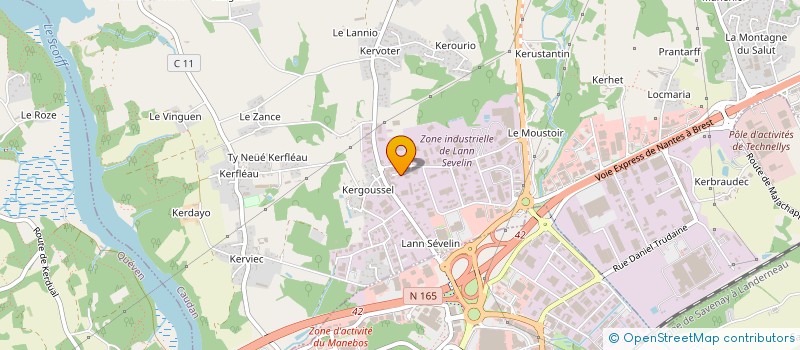 localisation de l'entreprise SARL ALLO PLOMBERIE LE REST à CAUDAN