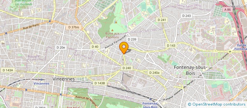 localisation de l'entreprise SARL ALLO RAPIDO PIZZA à FONTENAY-SOUS-BOIS