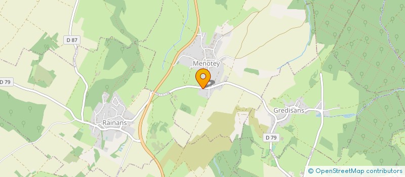 localisation de l'entreprise SARL ALLO SERRURERIES 39  MENOTEY