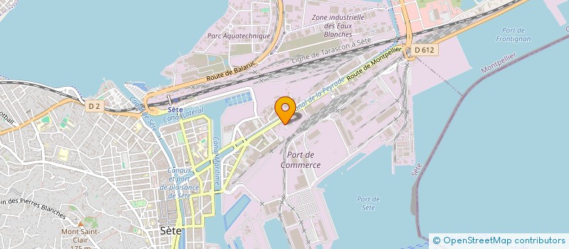 localisation de l'entreprise SARL ALLO ST CLAIR ELECTRICITE  SETE