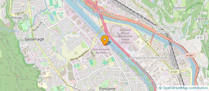 localisation de l'entreprise SARL ALLO SUD EST DEMENAGEMENTS à SASSENAGE