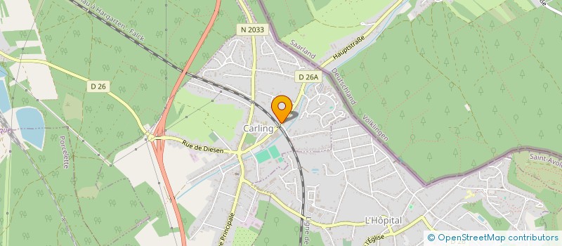 localisation de l'entreprise SARL ALM  CARLING