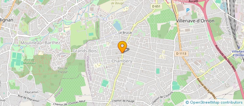 localisation de l'entreprise SARL ALMA 33 à VILLENAVE-D'ORNON