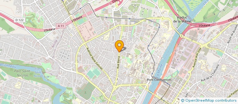 localisation de l'entreprise SARL ALMA  ANGERS