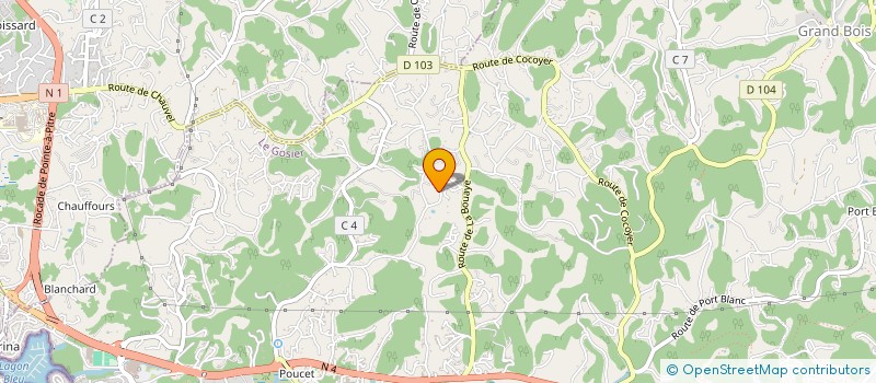 localisation de l'entreprise SARL ALMAP'S  LE GOSIER