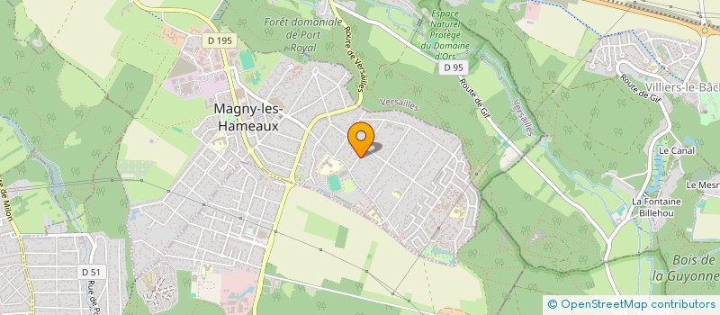 localisation de l'entreprise SARL ALMK  MAGNY-LES-HAMEAUX