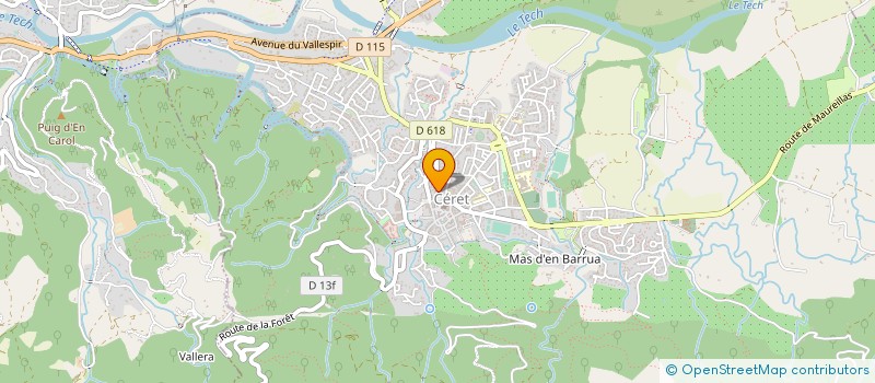 localisation de l'entreprise SARL ALMODOBAR à CERET