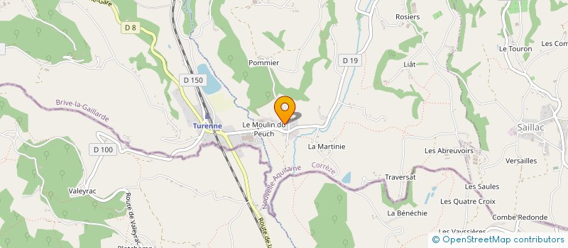 localisation de l'entreprise SARL ALNA  LIGNEYRAC