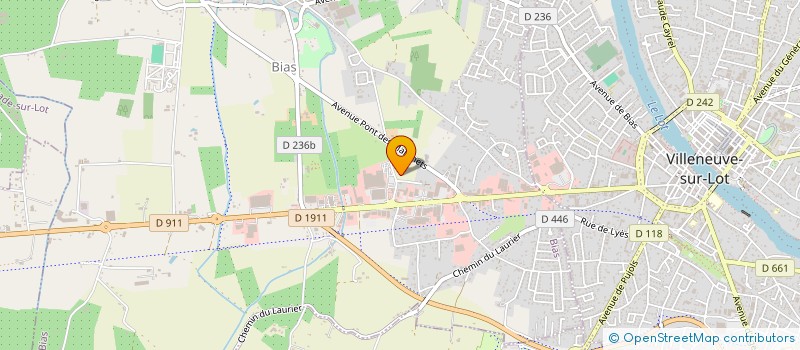 localisation de l'entreprise SARL ALOHA BEACH  BIAS