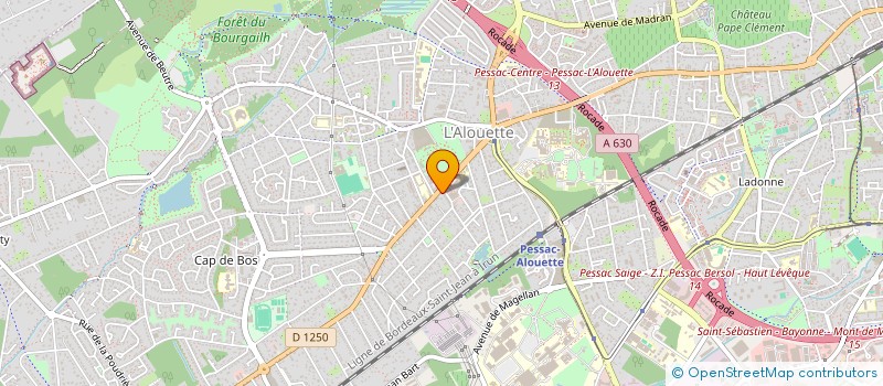 localisation de l'entreprise SARL ALOUETTE AUDITION à PESSAC