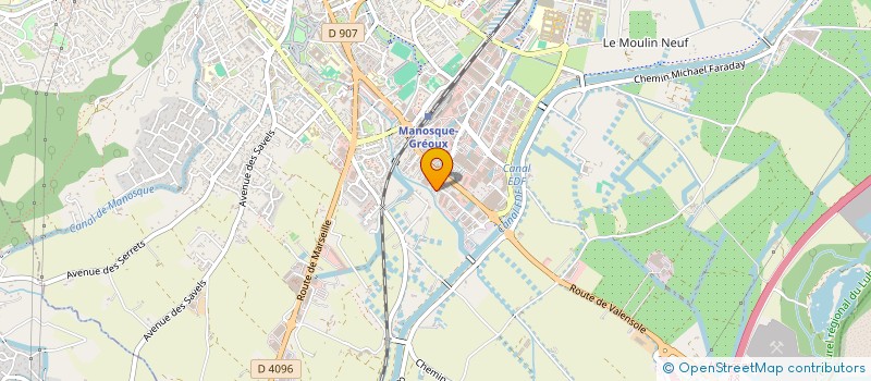 localisation de l'entreprise SARL ALP'ENSEIGNES à MANOSQUE