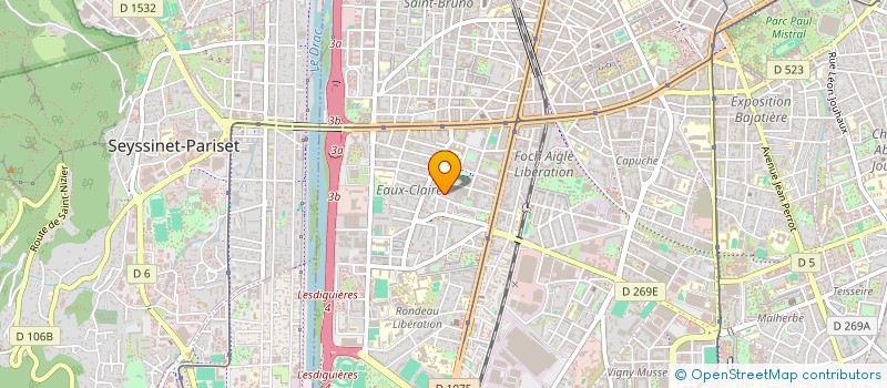 localisation de l'entreprise SARL ALP' MARCA  GRENOBLE