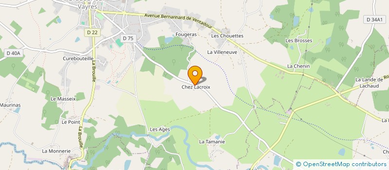 localisation de l'entreprise SARL ALPA à ORADOUR-SUR-VAYRES