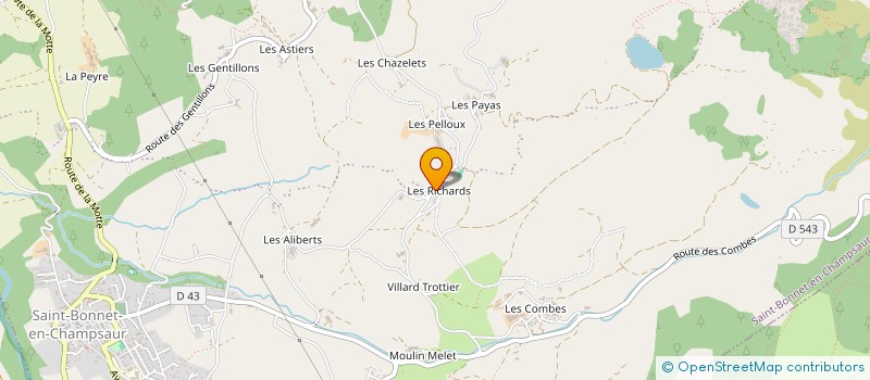 localisation de l'entreprise SARL ALPARIKA à SAINT-BONNET-EN-CHAMPSAUR