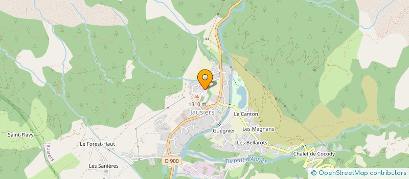 localisation de l'entreprise SARL ALPES SERVICES  JAUSIERS