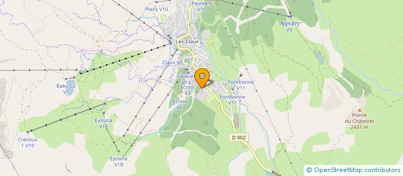 localisation de l'entreprise SARL ALPES SOLEIL SERVICES à VARS