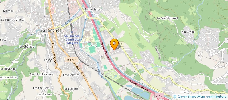 localisation de l'entreprise SARL ALPES THERMIQUE à SALLANCHES