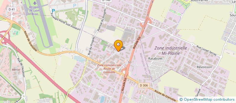 localisation de l'entreprise SARL ALPHA  SAINT-PRIEST