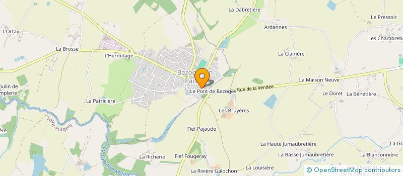 localisation de l'entreprise SARL ALPHA CUIR à LES LANDES-GENUSSON