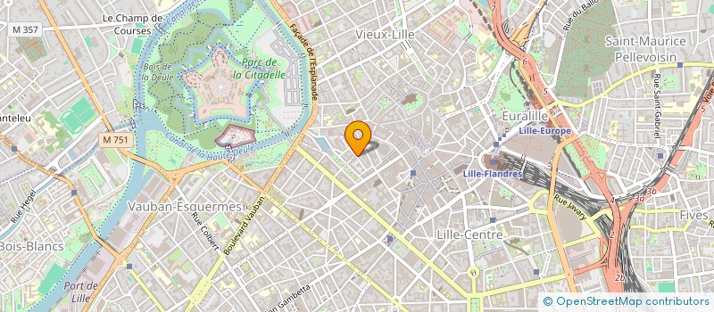 localisation de l'entreprise SARL ALPHA IMMOBILIER à LILLE