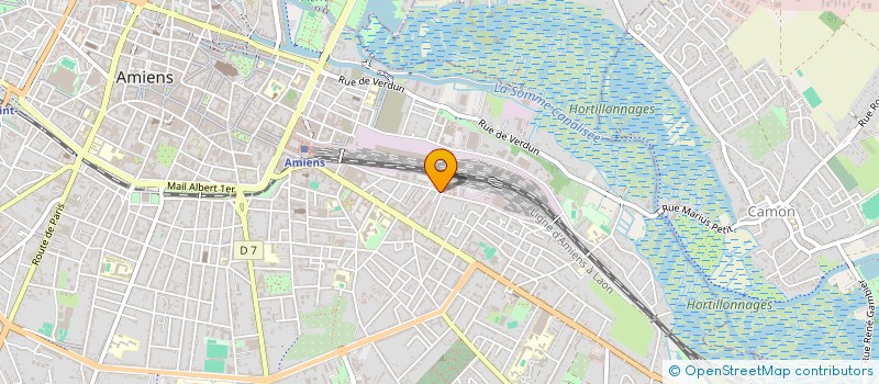 localisation de l'entreprise SARL ALPHA TRANS à AMIENS