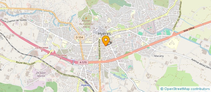 localisation de l'entreprise SARL ALPHA TRANSACTION à HYERES