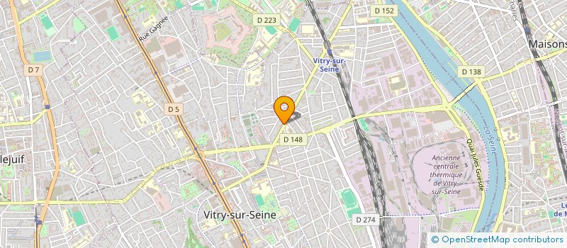 localisation de l'entreprise SARL ALPHATEX à VITRY-SUR-SEINE