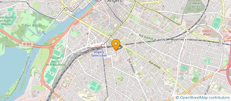 localisation de l'entreprise SARL ALPHI à ANGERS