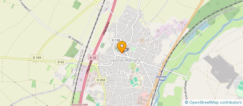 localisation de l'entreprise SARL ALPI à JAUNAY-MARIGNY