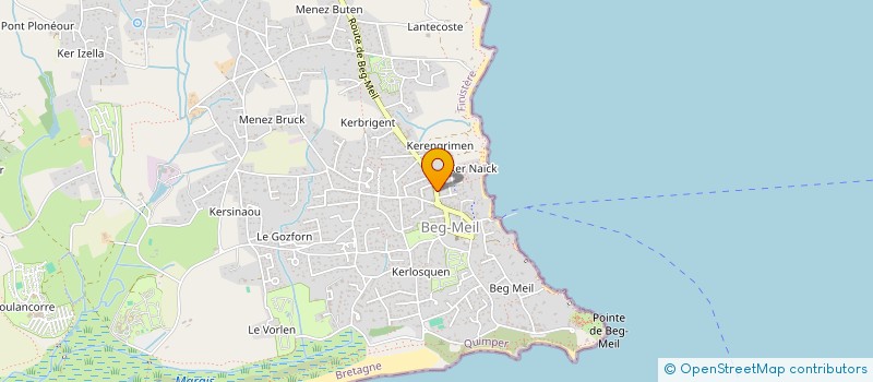 localisation de l'entreprise SARL ALRO à FOUESNANT