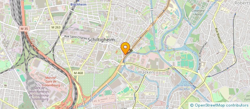 localisation de l'entreprise SARL ALSA COLOR  SCHILTIGHEIM