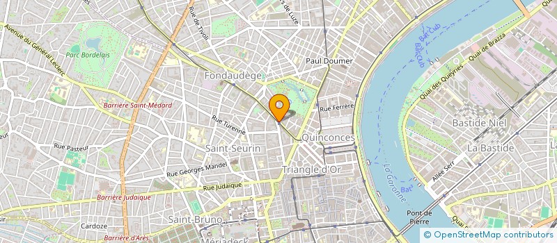 localisation de l'entreprise SARL ALSACE à BORDEAUX