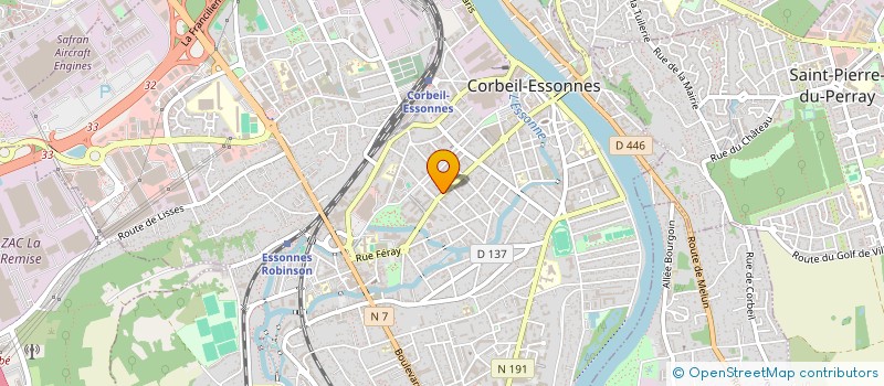 localisation de l'entreprise SARL ALSACE POSE PLATRERIE à CORBEIL-ESSONNES