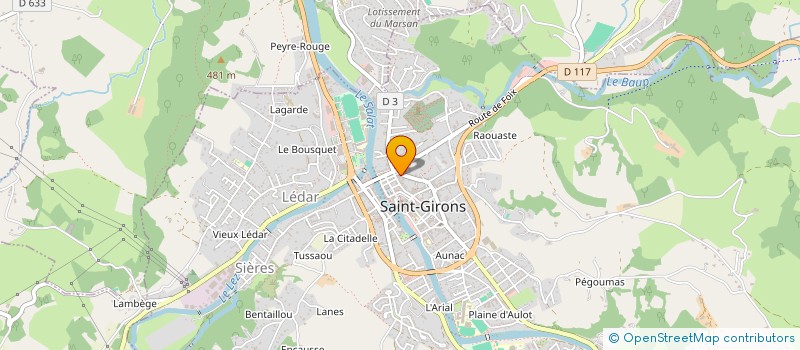 localisation de l'entreprise SARL ALT 92 à SAINT-GIRONS