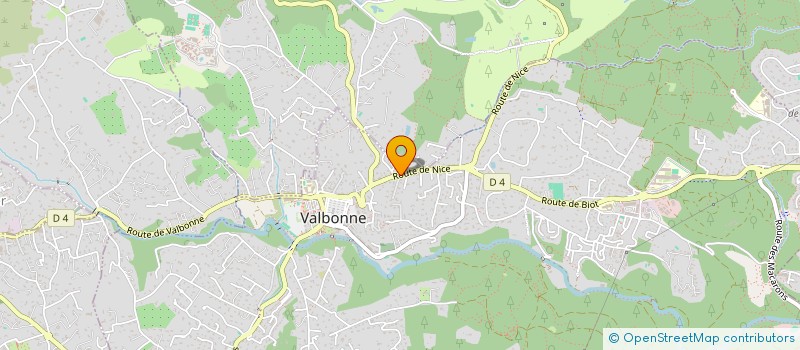 localisation de l'entreprise SARL ALTAIR  VALBONNE