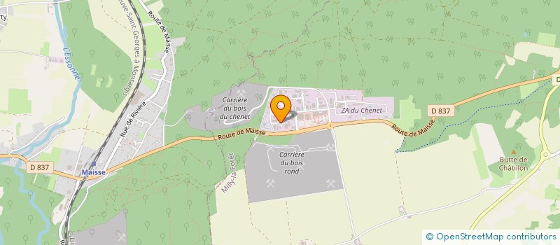 localisation de l'entreprise SARL ALTEO PROTECTION à MILLY-LA-FORET