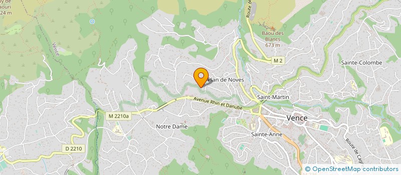 localisation de l'entreprise SARL ALTER DIAGS ALTERNATIVES DIAGNOSTICS à VENCE