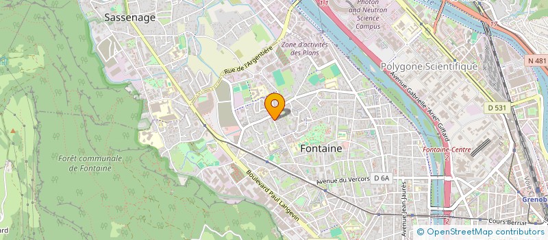 localisation de l'entreprise SARL ALTER IMMO  FONTAINE