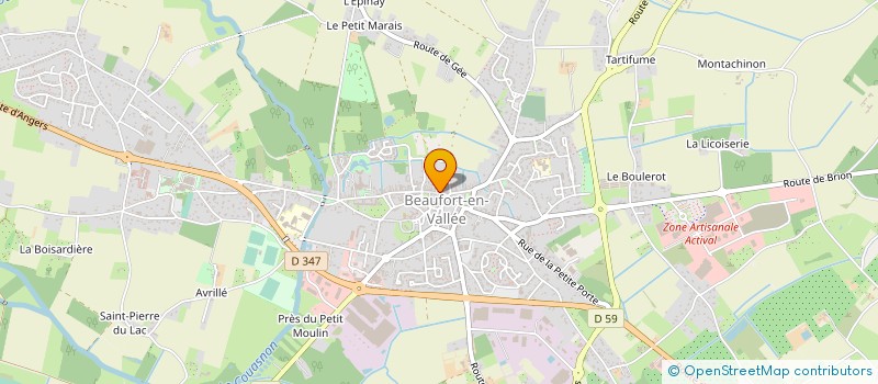 localisation de l'entreprise SARL ALTERNANCES à BEAUFORT-EN-ANJOU