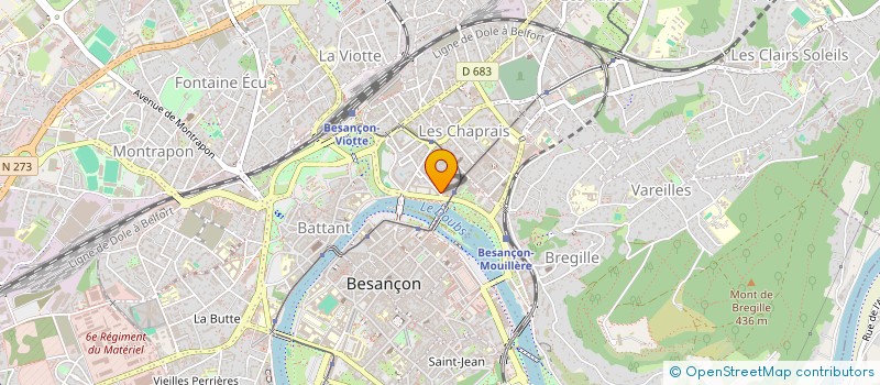 localisation de l'entreprise SARL ALTERNATIVE + à BESANCON
