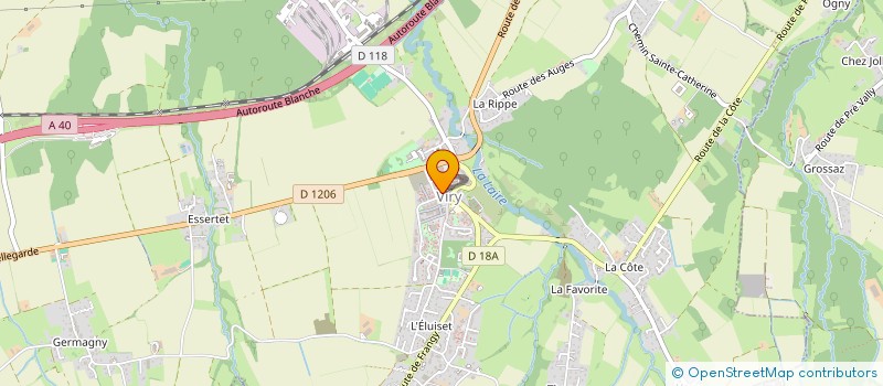 localisation de l'entreprise SARL ALTIS LEMAN à VIRY