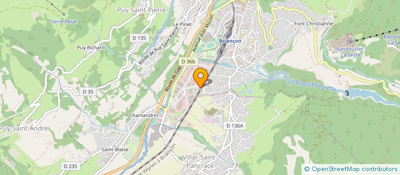 localisation de l'entreprise SARL ALTITUDE AUTO à BRIANCON
