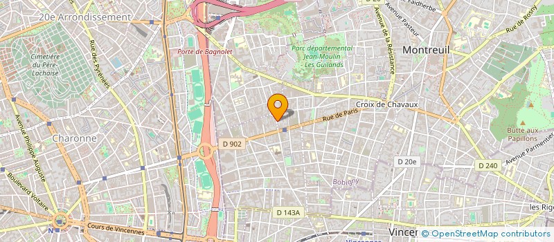 localisation de l'entreprise SARL ALTLAS à MONTREUIL
