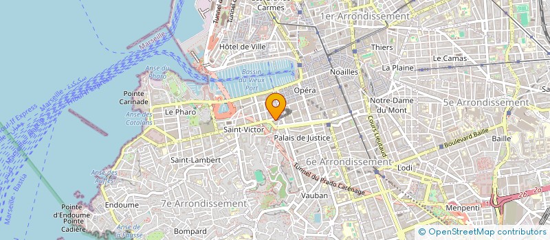 localisation de l'entreprise SARL ALU MARSEILLAISE CONCEPT à MARSEILLE