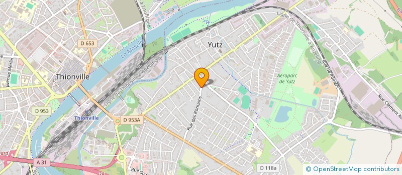 localisation de l'entreprise SARL ALU PLAST HABITAT à YUTZ