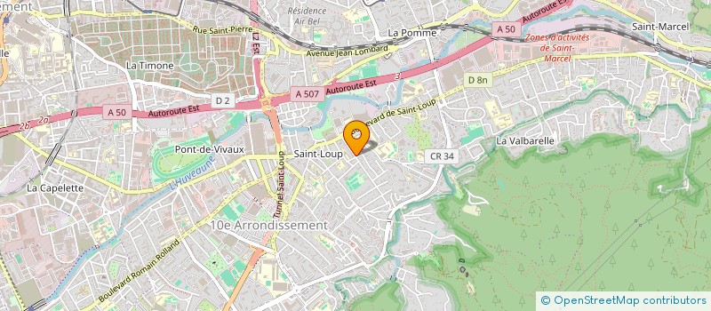 localisation de l'entreprise SARL ALU PRO DESIGN à MARSEILLE